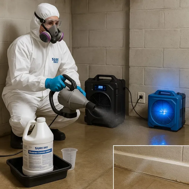 Sanitization and Odor Removal process in Larned, KS