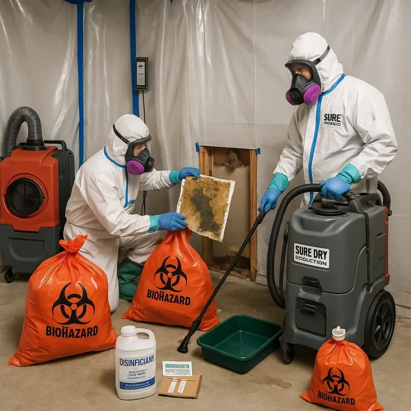 Contaminated Water Handling Protocols process in Larned, KS