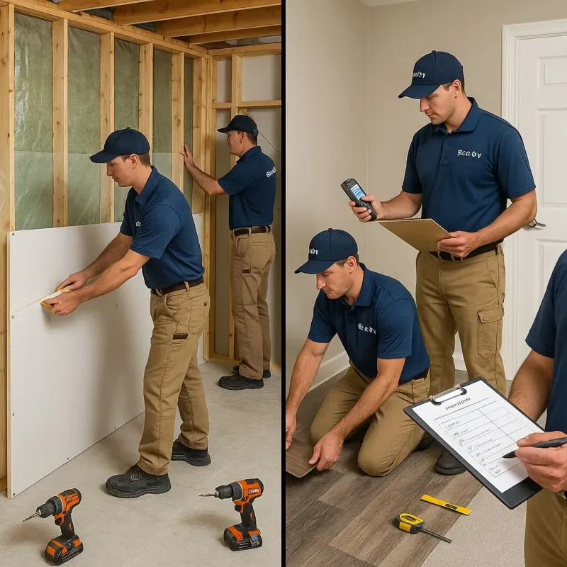 Repairs and Reconstruction process in Larned, KS